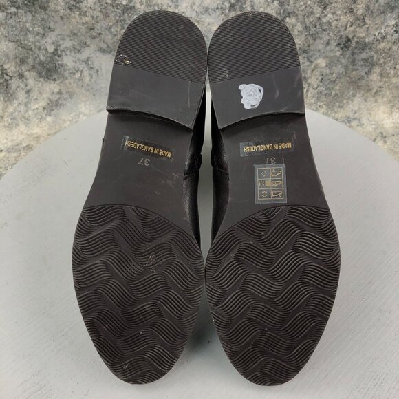 Canal Grande Women's Size 37 Pauline Dark Brown Red Side Zip Ankle Booties 13627 - Picture 11 of 16